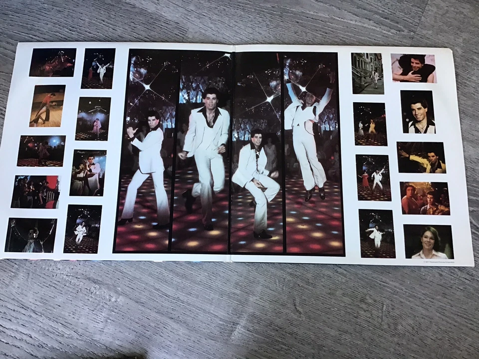 SATURDAY NIGHT FEVER Movie Soundtrack Bee Gees 12" Vinyl Record 2xLP Foto 2 de 4