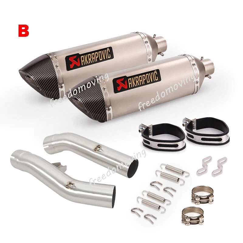 Silenciador de tubo de escape de enlace medio escape con DB Killer para Yamaha FJR1300 2001-2023 Foto 2 de 4