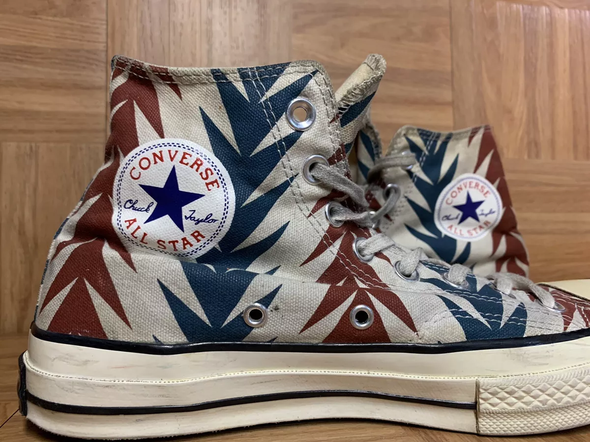 Converse red white sale blue