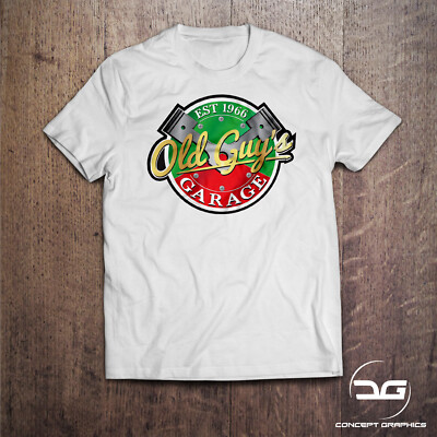 Alte Jungs Garage Est. 1966 lustige Neuheit Automechaniker Garage T-Shirt Vater Geschenk