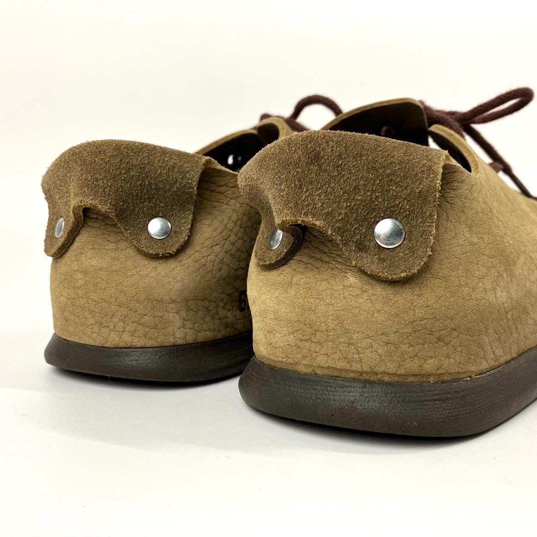 BIRKENSTOCK MONTANA Lace Up Shoes Olive Moss Narrow Size 35