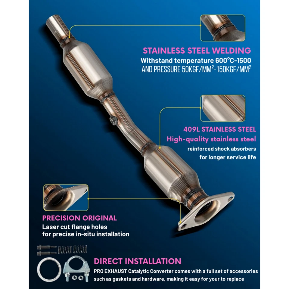 FrontRes.+RearMuffler+TailpipeFor96-99Oldsmobile 88 3.8LNaturallyAspirated VIN K - Image 3 of 4