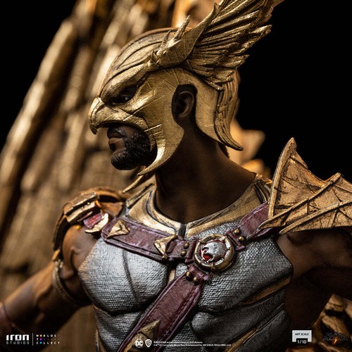IRON STUDIOS DC Black Adam 2022 Hawkman 1/10 Tenth Scale Statue Figure NEW - Picture 7 of 12