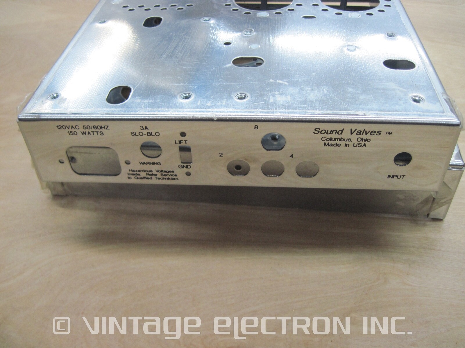 NOS PAIR - SOUND VALVES M60 - Mono 60W Vacuum Tube Amplifier CHASSIS & CAGE SET