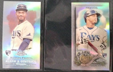 2022 Topps A&G Chrome Wander Franco Mini Variation+Base Refractor Rookie TB RAYS