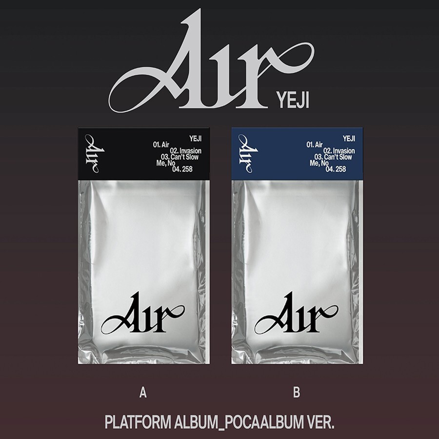 ITZY YEJI [AIR] Solo Debut Album PLATFORM POCA 2 Ver SET/2 QR+16