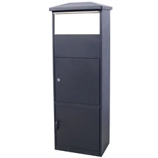 Package Delivery Box Mail Parcel Drop Slot Box Outdoor Porch Lockable Mailbox