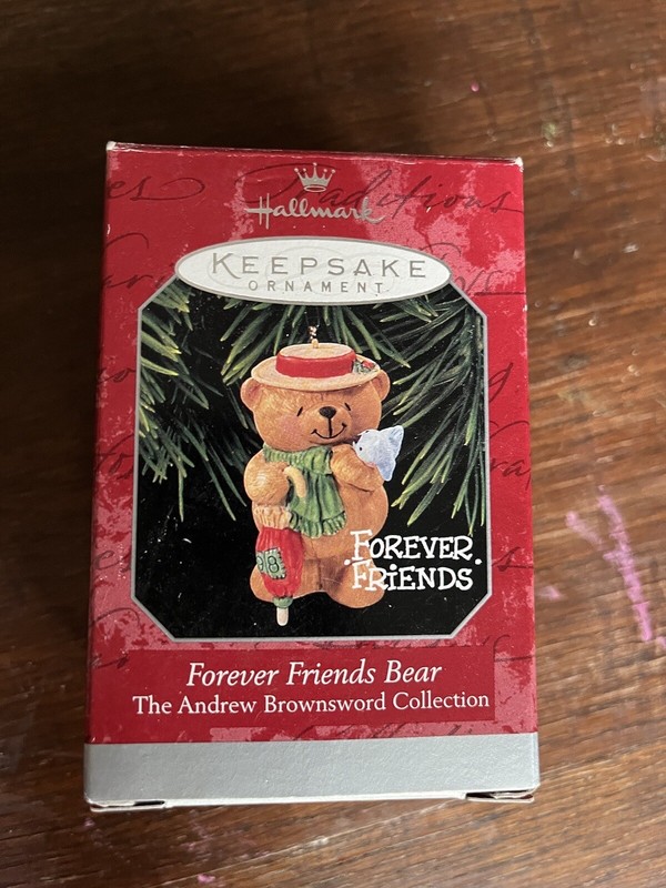 Hall Mark Keepsake Ornaments 1998 Forever Friends Bear In Box