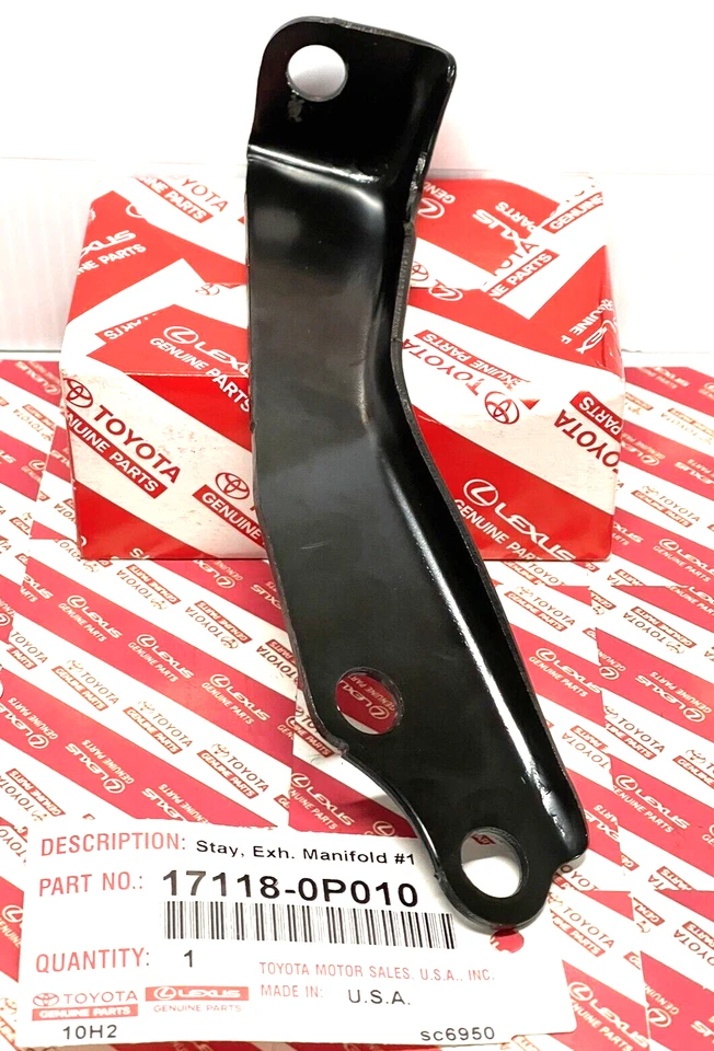 Soporte de suspensión colector de escape derecho Toyota Tacoma 2005-2021 pieza original OEM Foto 3 de 4