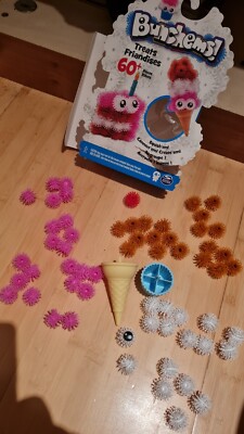 BUNCHEMS TREATS BIRTHDAY CAKE ICE CREAM TOY Gebraucht 
