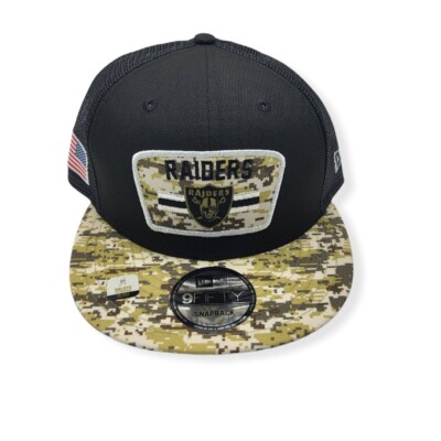 New Era Las Vegas Raiders 9Fifty 2021 Salute to Service Adjustable Snapback Hat