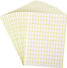 2940Pcs Matte Small White Labels Stickers Blank Labels Removable Price Tags