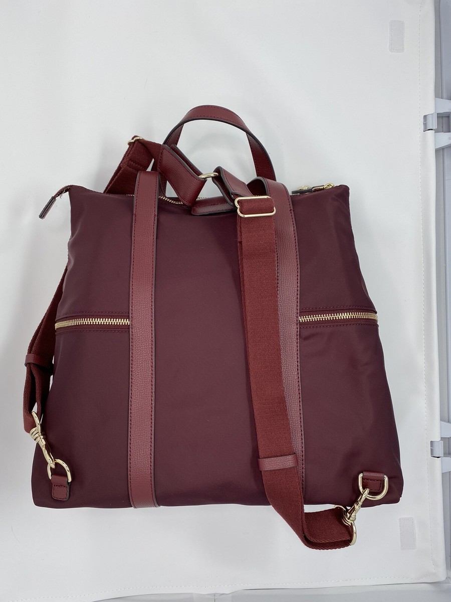 HENRI BENDEL LARGE JETSETTER Bagpack BURGUNDY henri bendel | Bags | Henri Bendel W 57th Backpack Red  main image 2