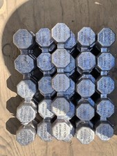 50 lbs 3 pound hex 3  x3  lead ingots bullets sinkers ballest fishing mold cast