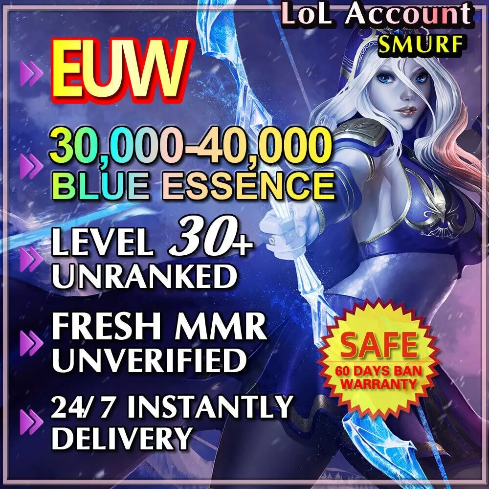 EUW, League of Legends Account, 40K BE