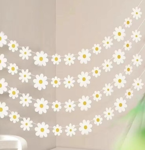 Spring Decorations Flowers Banner Garland Indoor Home Party Gift 4 Packs - Picture 9 of 12