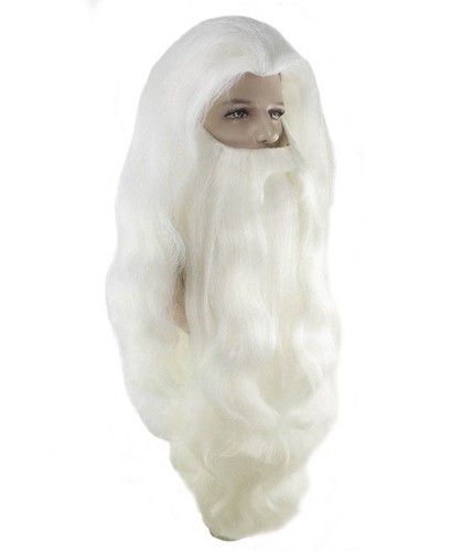 Styles Adult Men Merry Christmas Xmas Party Deluxe Santa Claus Wig And Beard Set - Picture 79 of 112