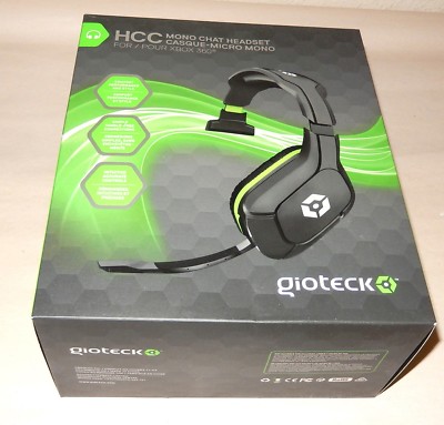 Gioteck HCC Wired Mono Chat Headset, Xbox 360 - Main Image
