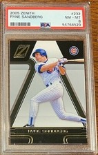 2005 Zenith Baseball #232 Ryne Sandberg PSA 8 Pop 1- none higher