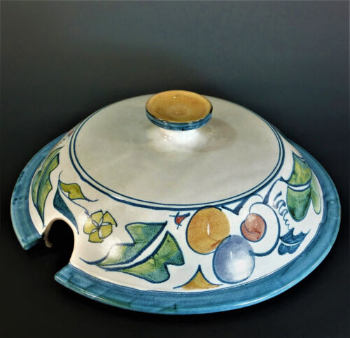 STUNNING, HUGE JULIAN BELLMONT MADE TUREEN for the ALDERMASTON POTTERY - Picture 9 of 12