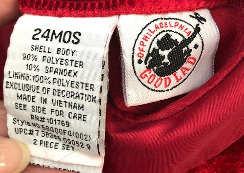 Twirl Red Velvet Dress Christmas Layers Petticoats 24 Mo Good Lad Philadelphia - Picture 10 of 11