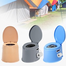 6L LARGE PORTABLE TOILET POTTY LOO CAMPING CARAVAN PICNIC OUTDOOR SANITATION 