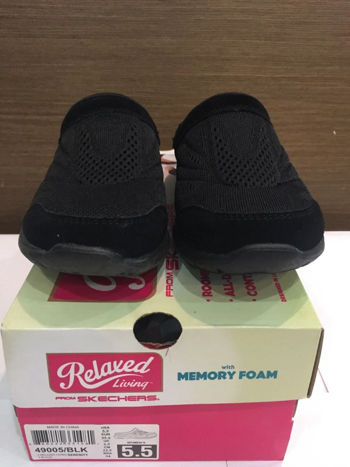 SKECHERS MUJER RELAXED LIVING SERENITY 49005 (Zueco Deslizable para Caminar, 2 Colores) Foto 2 de 3