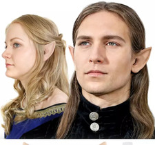 Latexohren Elf Elfenohren Latex inkl Mastix Hautkleber Ohren Cosplay LARP LOTR