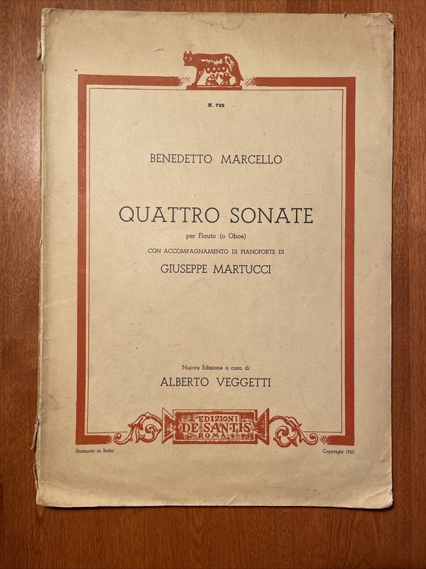 Quattro Sonate per Flauto, Marcello