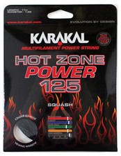 Karakal Hot Zone Power 17 1,25 mm zestaw strun do squasha