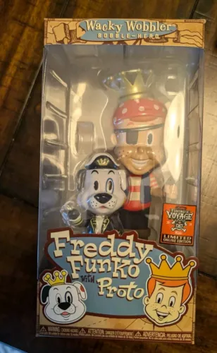 Pirate Freddy Funko with Proto Wacky Wobbler - Box of Fun 2024 Funtastic Voyage