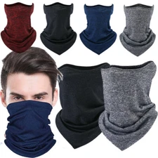Neck Gaiter  UV Protection Bandana Half Face Mask Tube Sun Shield Outdoor Sports