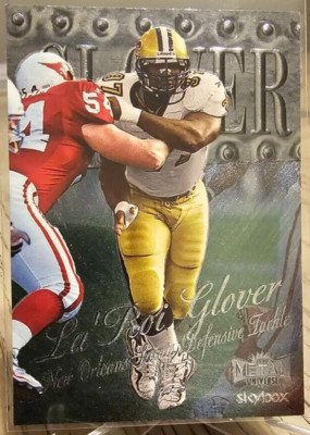 1999 Skybox Metal Universe La'Roi Glover #26 Saints