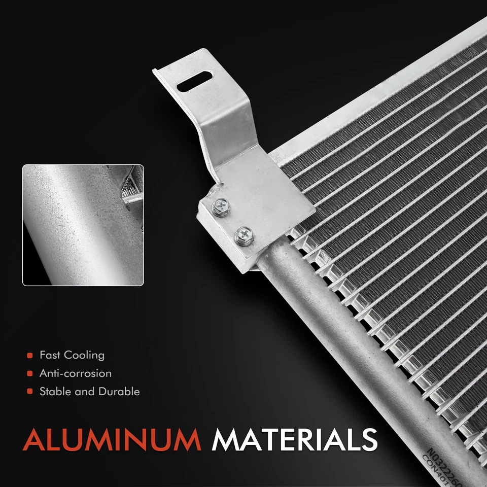 Condensador de aire acondicionado con soporte para Ford Crown Victoria Lincoln Town Car Mercury Foto 2 de 4