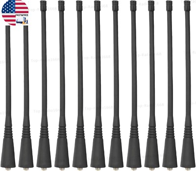 10* ATU-16B UHF whip Antenna 6.5 Inch for VX451 VX454 VX459 EVX531 EVX581 Radio