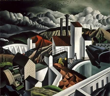 Rafael Glietsmann : The White Dam : 1939 : Archival Quality Art Print