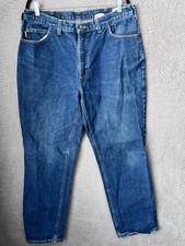 Carhartt Jeans Mens 36x32 Blue Denim Dungarees Fit FR Flame Resistant HRC 2 Work