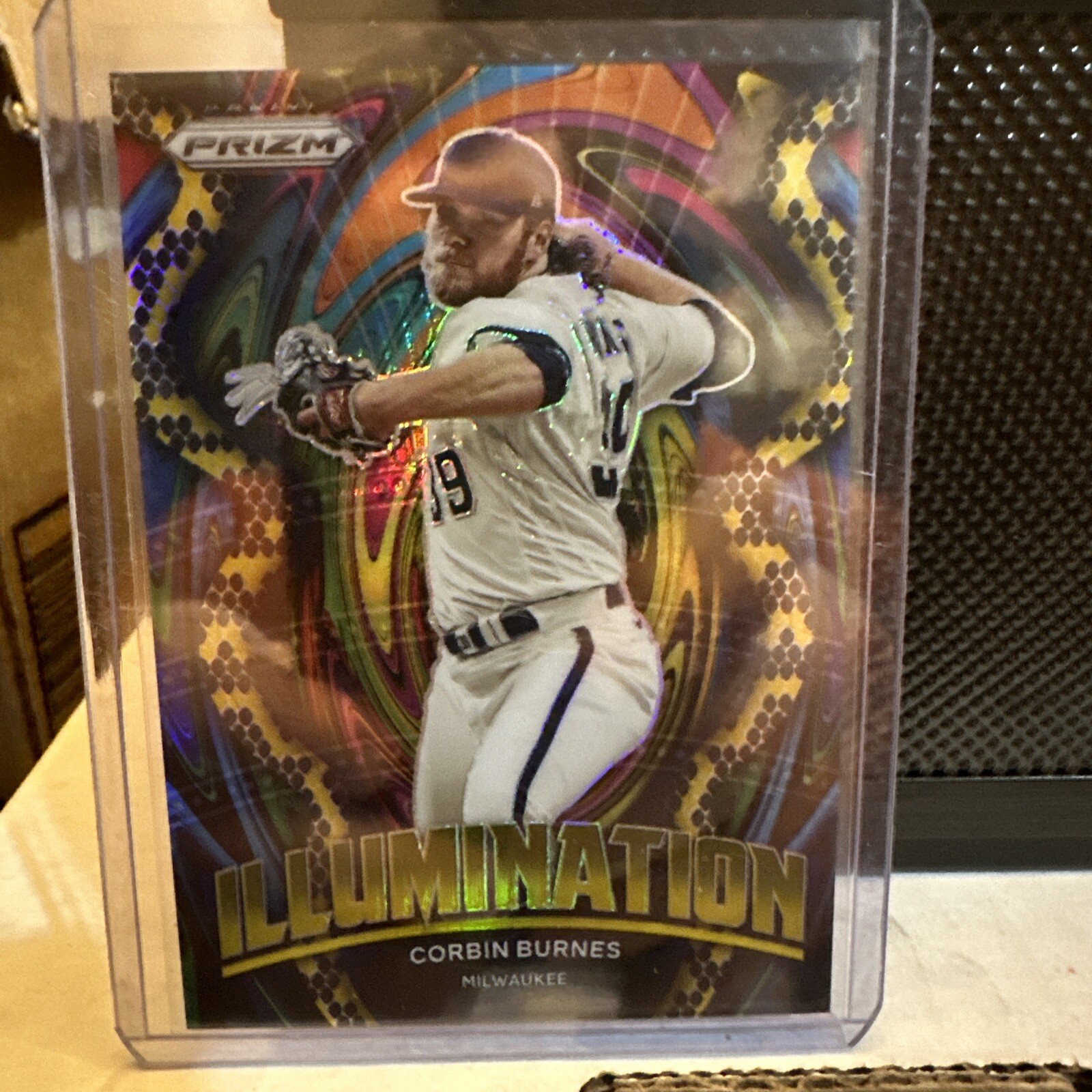 2022 Prizm #IL-4 Corbin Burnes Illumination Snake Skin Prizm 50/50 eBay 1/1