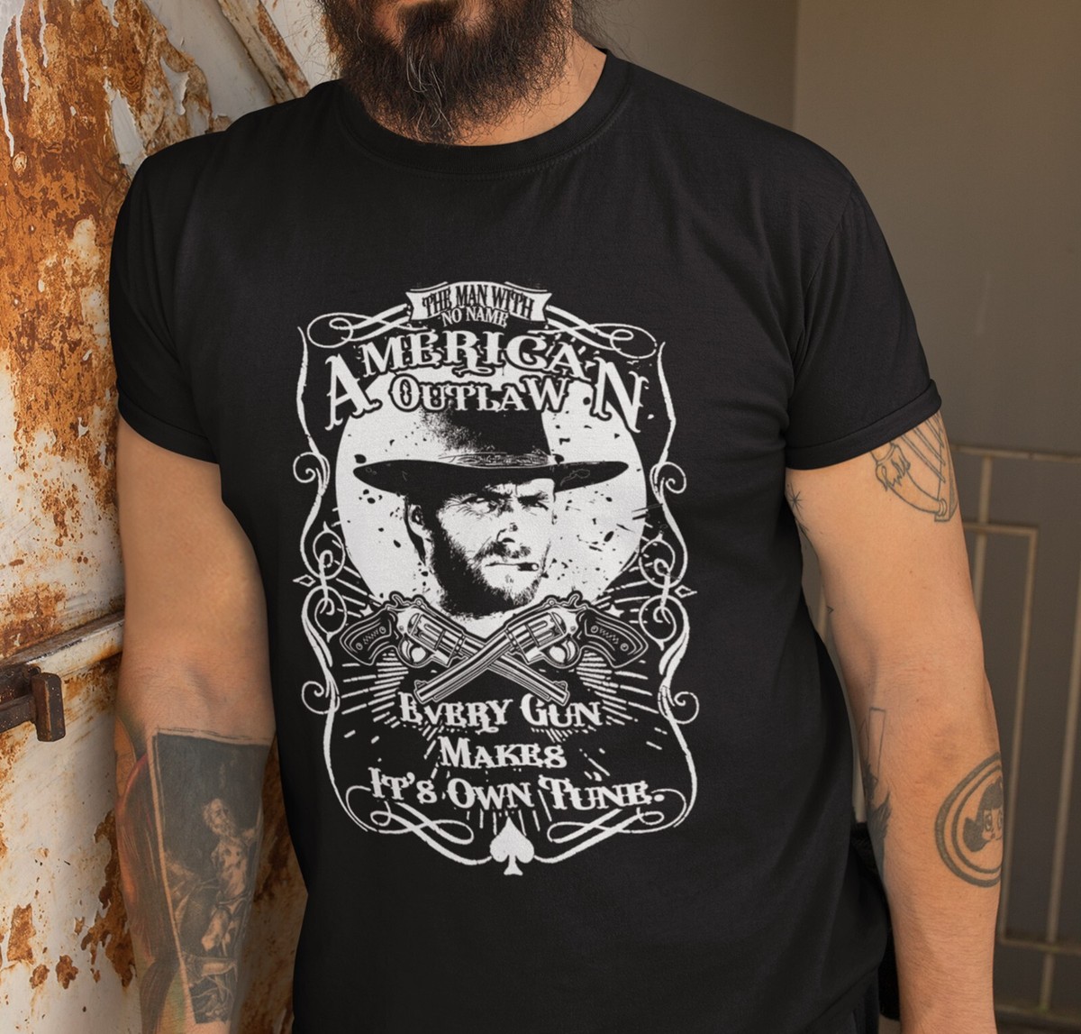 Clint Eastwood T-Shirt, The Good Bad Ugly Cowboy Shirt, The Outlaw