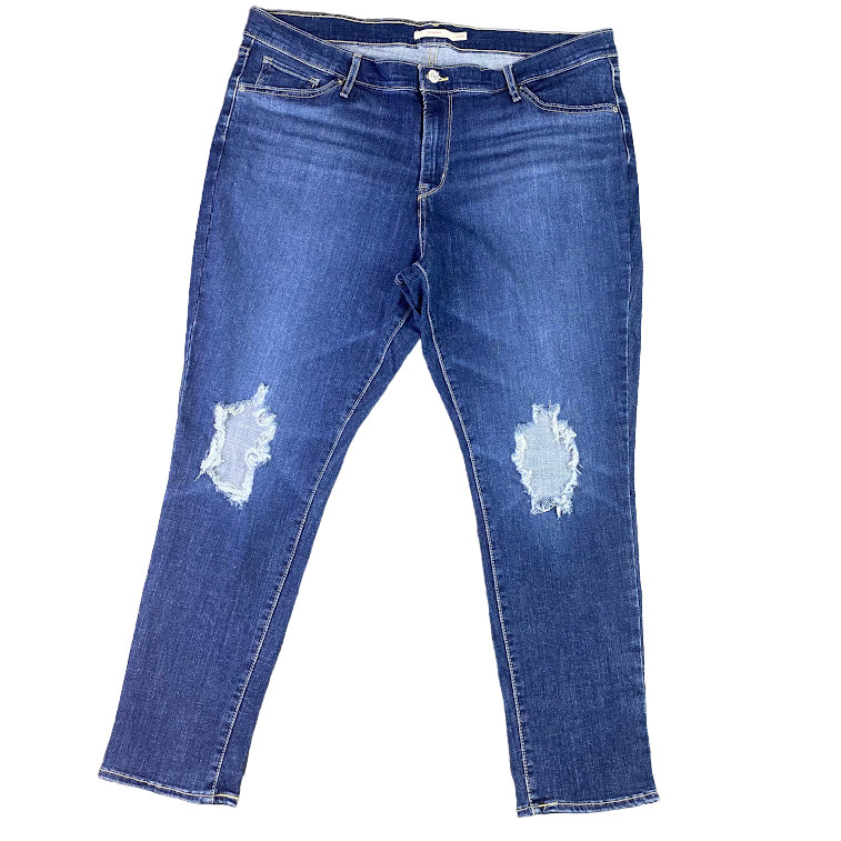 Levi's Stretch 711 Skinny Blue Jeans Women's Size 20W… Gem