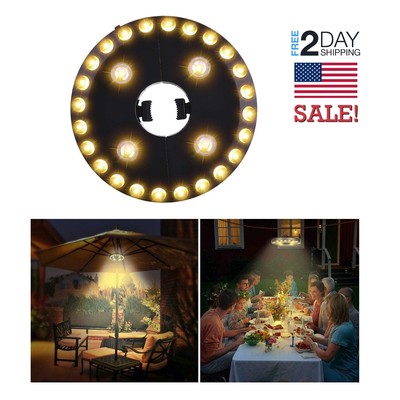 New Oyoco Warm White Patio Umbrella Tent Light 3 Brightness Modes Cordless 156319732474 Ebay