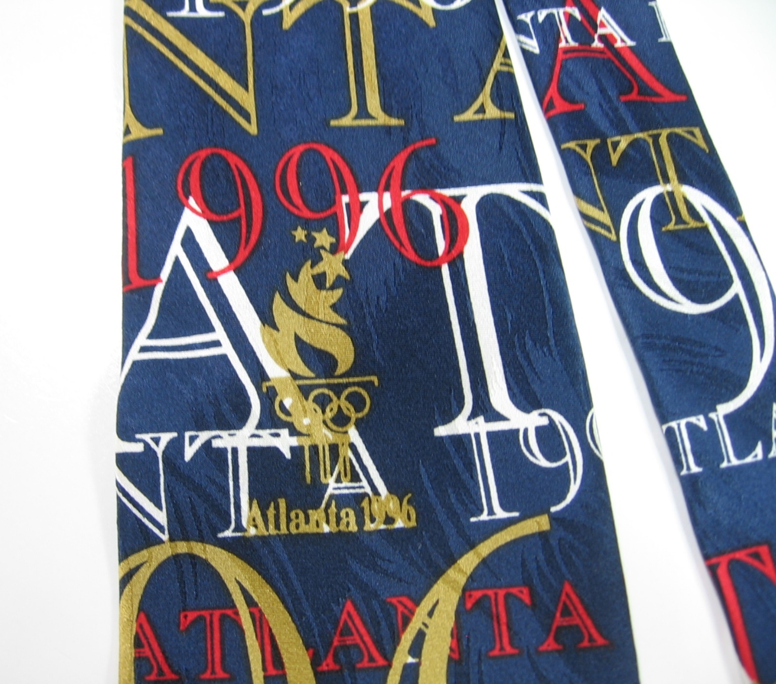 ATLANTA 1996 OLYMPIC Games Collection Neck Tie 100 S… Gem