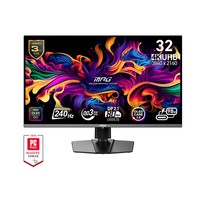 Msi Mpg 322URXDE QD-OLED Schwarz Gaming-Monitor 31,5 Zoll Bildschirm 4K 240 Hz