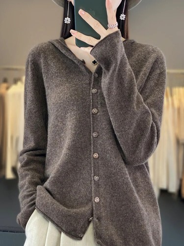 Spring Autumn Female Sweater Women Knitted Cardigan Knitwear Loose Clothing Tops - Imagen 24 de 30