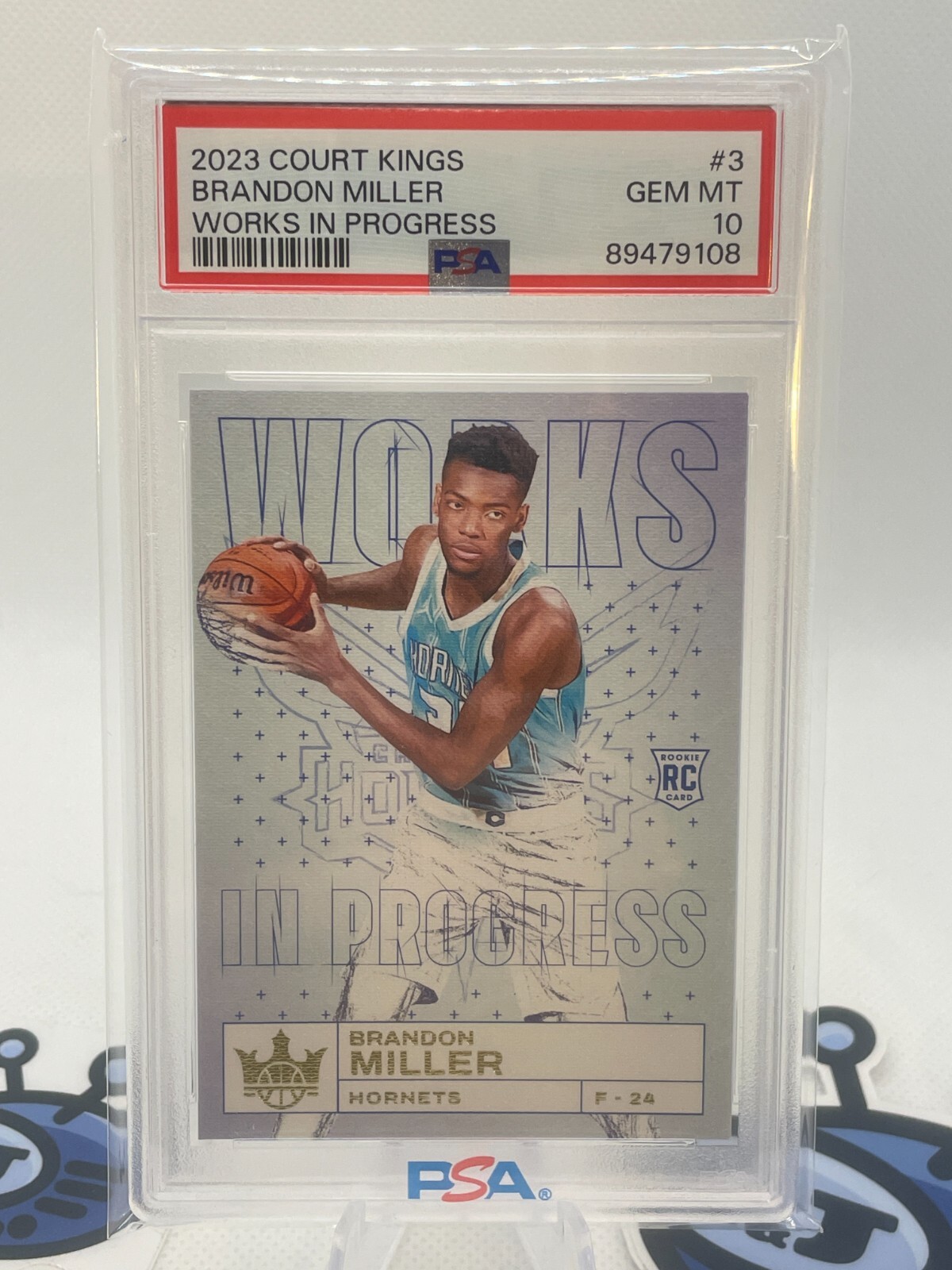 2023 Court Kings Brandon Miller Works In Progress PSA 10 HORNETS