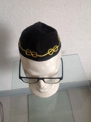 Franc maçonnerie calotte de Maître Kippa masonic hat