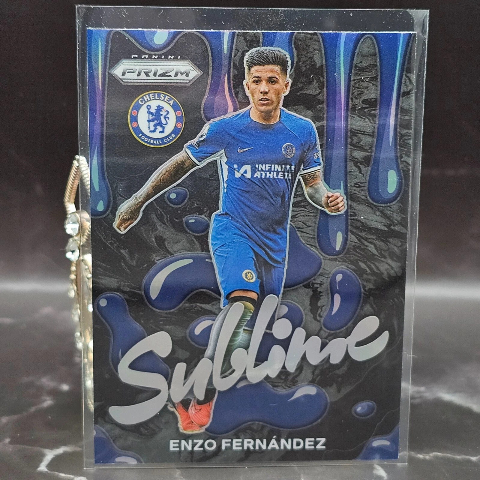 2023-24 Panini Prizm EPL Sublime Enzo Fernandez Case Hit Chelsea FC SSP