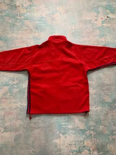 Vintage Adidas Fleece Full Zip Jacket 1990s men’s size Large Red Outdoor Life - Picture 24 of 24