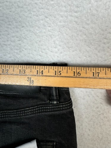Purple Brand Jeans Mens 30 Fits 31x31 Blac Denim Yellow Color Weft Buckshot Slim - Picture 18 of 19