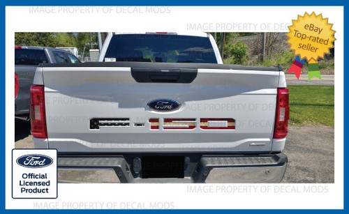 21-25 Ford F150 Tailgate Inserts Decal Letters Stickers American Flag USA FG1R7 - Picture 2 of 3